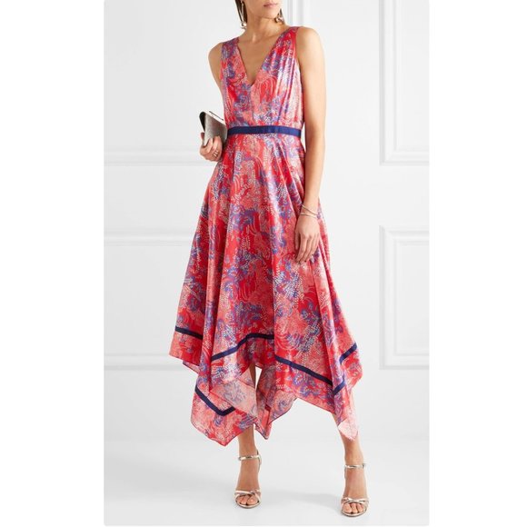 SALONI Dresses & Skirts - SALONI zuri asymmetric midi dress